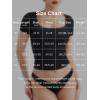 imageYEOREO Womens Tops Short Sleeve Going Out T Shirts Scoop Neck Slim Fit Double Lined Pattiy Crop TopsBlack