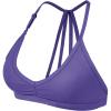 imageYEOREO Workout Sports Bras for Women Padded Strappy Open Back Gym Bra Light Impact Criss Cross Yoga Crop TopBlue Violet