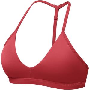 imageYEOREO Sports Bras for Women Strappy Padded Halter Ericie Open Back Light Impact Deep V Neck Yoga Workout Gym TopsRed