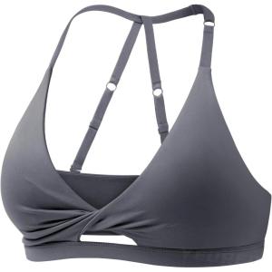 imageYEOREO Sports Bras for Women Open Back Workout Gym Bra Padded Medium Impact Yoga Tops with Ajustable Back StrapsDark Gray