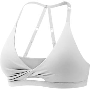 imageYEOREO Sports Bras for Women Open Back Workout Gym Bra Padded Medium Impact Yoga Tops with Ajustable Back StrapsPearl Grey