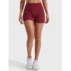 imageYEOREO Women Gym Shorts Workout High Waist Hidden Scrunch Butt Lifting Tummy Control 45quot Yoga Impact ShortsAnkela Red