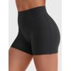 imageYEOREO Women Gym Shorts Workout High Waist Hidden Scrunch Butt Lifting Tummy Control 45quot Yoga Impact ShortsBlack