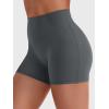 imageYEOREO Women Gym Shorts Workout High Waist Hidden Scrunch Butt Lifting Tummy Control 45quot Yoga Impact ShortsCoal