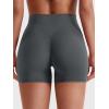 imageYEOREO Women Gym Shorts Workout High Waist Hidden Scrunch Butt Lifting Tummy Control 45quot Yoga Impact ShortsCoal