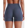 imageYEOREO Women Gym Shorts Workout High Waist Hidden Scrunch Butt Lifting Tummy Control 45quot Yoga Impact ShortsNavy Blue