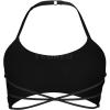 imageYEOREO Womens Sports Bra Halter Workout Sports Bra Strappy Criss Cross Back Bra Removable Padded Yoga Crop TopBlack