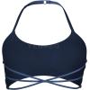 imageYEOREO Womens Sports Bra Halter Workout Sports Bra Strappy Criss Cross Back Bra Removable Padded Yoga Crop TopNavy