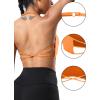 imageYEOREO Womens Sports Bra Halter Workout Sports Bra Strappy Criss Cross Back Bra Removable Padded Yoga Crop TopOrange