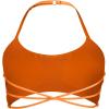imageYEOREO Womens Sports Bra Halter Workout Sports Bra Strappy Criss Cross Back Bra Removable Padded Yoga Crop TopOrange