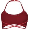 imageYEOREO Womens Sports Bra Halter Workout Sports Bra Strappy Criss Cross Back Bra Removable Padded Yoga Crop TopRed