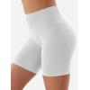 imageYEOREO SoftHue Women Workout Gym Impact Shorts Hidden Scrunch Butt Lifting 36quot45quot6quot Seamless ShortsBeige