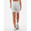 imageYEOREO SoftHue Women Workout Gym Impact Shorts Hidden Scrunch Butt Lifting 36quot45quot6quot Seamless ShortsBeige