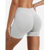 imageYEOREO SoftHue Women Workout Gym Impact Shorts Hidden Scrunch Butt Lifting 36quot45quot6quot Seamless ShortsBeige