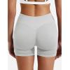 imageYEOREO SoftHue Women Workout Gym Impact Shorts Hidden Scrunch Butt Lifting 36quot45quot6quot Seamless ShortsBeige