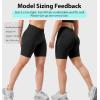 imageYEOREO SoftHue Women Workout Gym Impact Shorts Hidden Scrunch Butt Lifting 36quot45quot6quot Seamless ShortsBlack