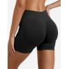 imageYEOREO SoftHue Women Workout Gym Impact Shorts Hidden Scrunch Butt Lifting 36quot45quot6quot Seamless ShortsBlack