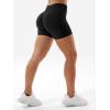 imageYEOREO SoftHue Women Workout Gym Impact Shorts Hidden Scrunch Butt Lifting 36quot45quot6quot Seamless ShortsBlack