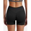 imageYEOREO SoftHue Women Workout Gym Impact Shorts Hidden Scrunch Butt Lifting 36quot45quot6quot Seamless ShortsBlack