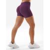imageYEOREO SoftHue Women Workout Gym Impact Shorts Hidden Scrunch Butt Lifting 36quot45quot6quot Seamless ShortsBlack Cherry