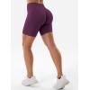 imageYEOREO SoftHue Women Workout Gym Impact Shorts Hidden Scrunch Butt Lifting 36quot45quot6quot Seamless ShortsBlack Cherry