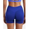 imageYEOREO SoftHue Women Workout Gym Impact Shorts Hidden Scrunch Butt Lifting 36quot45quot6quot Seamless ShortsDark Blue