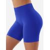 imageYEOREO SoftHue Women Workout Gym Impact Shorts Hidden Scrunch Butt Lifting 36quot45quot6quot Seamless ShortsDark Blue