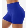 imageYEOREO SoftHue Women Workout Gym Impact Shorts Hidden Scrunch Butt Lifting 36quot45quot6quot Seamless ShortsDark Blue