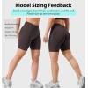 imageYEOREO SoftHue Women Workout Gym Impact Shorts Hidden Scrunch Butt Lifting 36quot45quot6quot Seamless ShortsDark Brown
