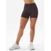 imageYEOREO SoftHue Women Workout Gym Impact Shorts Hidden Scrunch Butt Lifting 36quot45quot6quot Seamless ShortsDark Brown