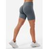 imageYEOREO SoftHue Women Workout Gym Impact Shorts Hidden Scrunch Butt Lifting 36quot45quot6quot Seamless ShortsDark Grey