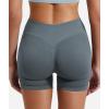 imageYEOREO SoftHue Women Workout Gym Impact Shorts Hidden Scrunch Butt Lifting 36quot45quot6quot Seamless ShortsDark Grey
