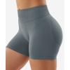 imageYEOREO SoftHue Women Workout Gym Impact Shorts Hidden Scrunch Butt Lifting 36quot45quot6quot Seamless ShortsDark Grey