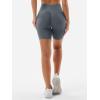 imageYEOREO SoftHue Women Workout Gym Impact Shorts Hidden Scrunch Butt Lifting 36quot45quot6quot Seamless ShortsDark Grey