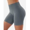 imageYEOREO SoftHue Women Workout Gym Impact Shorts Hidden Scrunch Butt Lifting 36quot45quot6quot Seamless ShortsDark Grey