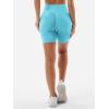 imageYEOREO SoftHue Women Workout Gym Impact Shorts Hidden Scrunch Butt Lifting 36quot45quot6quot Seamless ShortsLight Blue