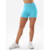 imageYEOREO SoftHue Women Workout Gym Impact Shorts Hidden Scrunch Butt Lifting 36quot45quot6quot Seamless ShortsLight Blue