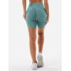 imageYEOREO SoftHue Women Workout Gym Impact Shorts Hidden Scrunch Butt Lifting 36quot45quot6quot Seamless ShortsLight Green
