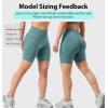 imageYEOREO SoftHue Women Workout Gym Impact Shorts Hidden Scrunch Butt Lifting 36quot45quot6quot Seamless ShortsLight Green