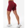 imageYEOREO SoftHue Women Workout Gym Impact Shorts Hidden Scrunch Butt Lifting 36quot45quot6quot Seamless ShortsRed