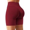 imageYEOREO SoftHue Women Workout Gym Impact Shorts Hidden Scrunch Butt Lifting 36quot45quot6quot Seamless ShortsRed
