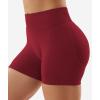 imageYEOREO SoftHue Women Workout Gym Impact Shorts Hidden Scrunch Butt Lifting 36quot45quot6quot Seamless ShortsRed