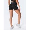 imageYEOREO CoreFlex Scrunch Workout Shorts with Pockets Charm Gym Biker Shorts for Women High Waisted Booty YogaBlack