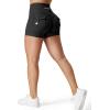 imageYEOREO CoreFlex Scrunch Workout Shorts with Pockets Charm Gym Biker Shorts for Women High Waisted Booty YogaBlack