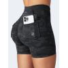 imageYEOREO CoreFlex Scrunch Workout Shorts with Pockets Charm Gym Biker Shorts for Women High Waisted Booty YogaBlack Camo