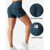 imageYEOREO CoreFlex Scrunch Workout Shorts with Pockets Charm Gym Biker Shorts for Women High Waisted Booty YogaBlue Green