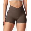 imageYEOREO CoreFlex Scrunch Workout Shorts with Pockets Charm Gym Biker Shorts for Women High Waisted Booty YogaCoffee