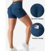 imageYEOREO CoreFlex Scrunch Workout Shorts with Pockets Charm Gym Biker Shorts for Women High Waisted Booty YogaDark Blue
