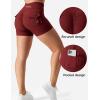 imageYEOREO CoreFlex Scrunch Workout Shorts with Pockets Charm Gym Biker Shorts for Women High Waisted Booty YogaDeep Burgundy