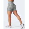 imageYEOREO CoreFlex Scrunch Workout Shorts with Pockets Charm Gym Biker Shorts for Women High Waisted Booty YogaGrey Camo